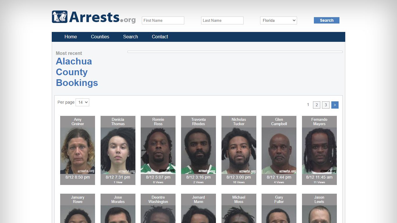 Alachua County Arrests and Inmate Search